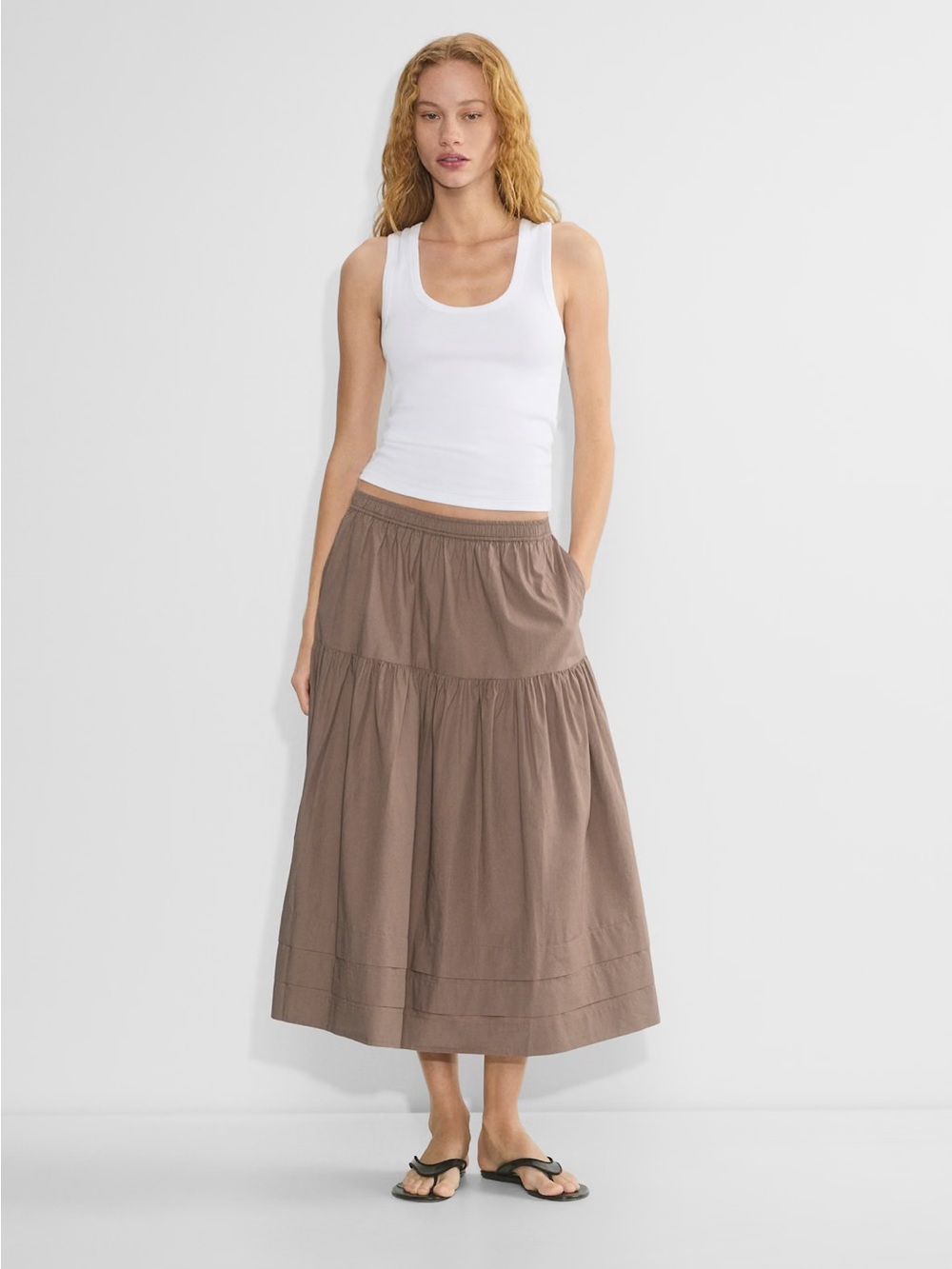 Little Moon Samara Poplin Skirt